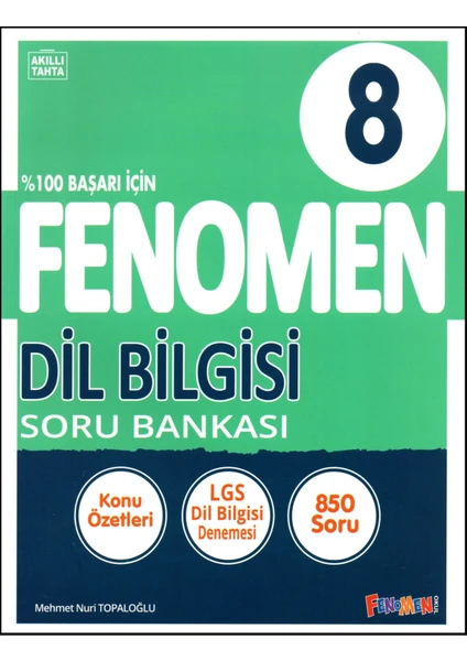 Fenomen Yayıncılık 8. Sınıf LGS Dil Bilgisi Soru Bankası