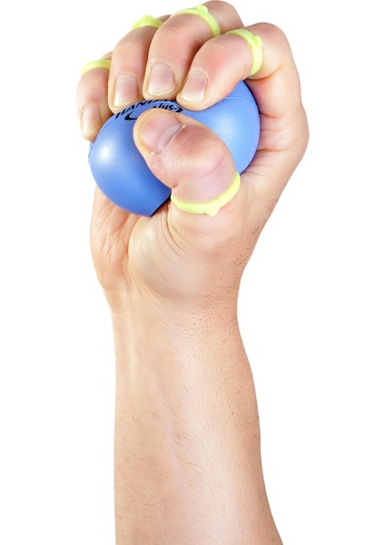 Hand Master Plus Parmak ve El Egzersiz güçlendirme mavi Renk (Yumuşak) modelleri