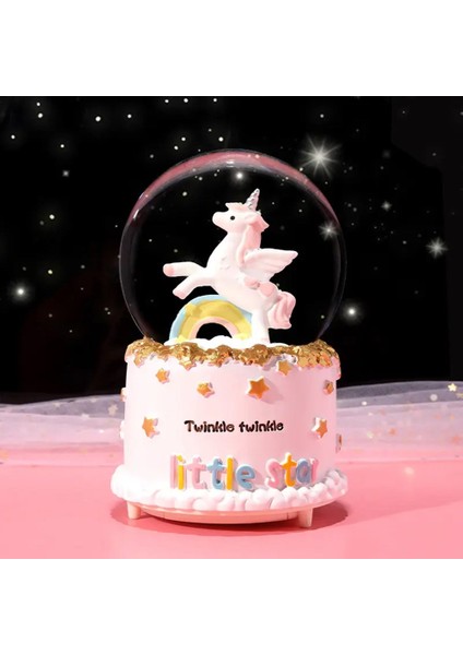 Sevgiliye Hediye Unicorn Işıklı Müzikli Kar Küresi ve ,lotus Çiçeği Kolye fırsatları