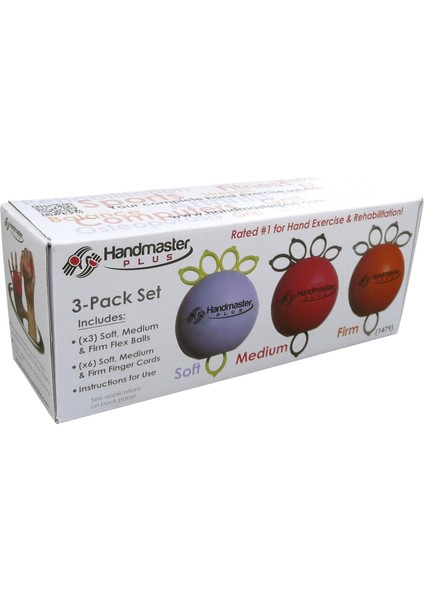 Hand Master Plus Parmak ve El Egzersiz güçlendirme Kuvvetlendirici 3 Lü Set modelleri