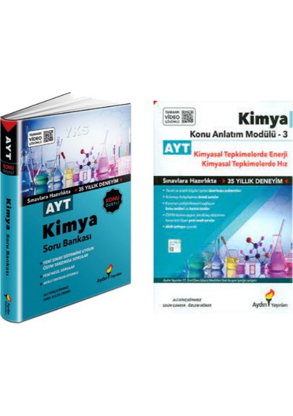 AYT Kimya Soru Bankası & AYT Kimya Konu Anlatım Modül