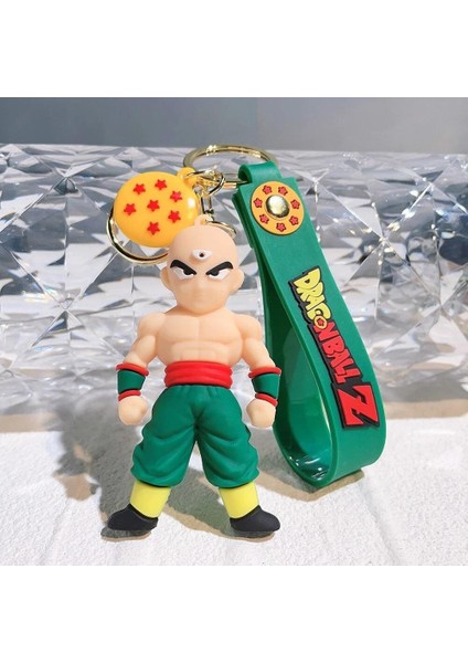 Anime Dragon Ball Z Ejderha Topu Tien Shinhan 3D Silikon Anahtarlık fiyatları