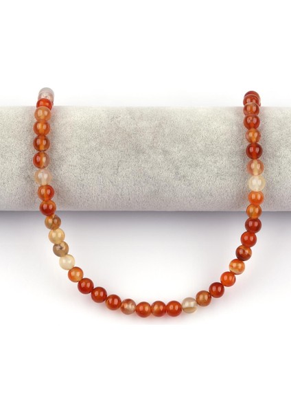 Turuncu Akik Doğal Taş Dizi 8 mm Küre Kesim fiyatları