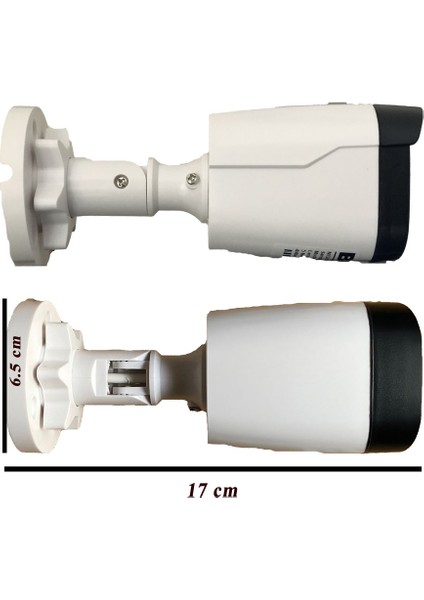 6 Kameralı Araç Yüz ve Insan Tanımalı Hareket Algılayan 5 Mp Lens Gece Renkli Gösteren Güvenlik Kamerası Seti BS504W