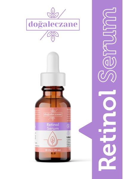 Retinol Serum 30 ml Retinol Shea Butter Hyaluronic Acıd %5 Collagen % 2 Arbutin % 2