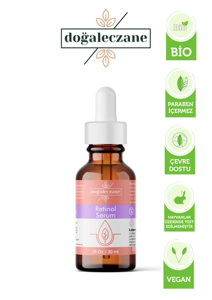 Retinol Serum 30 ml Retinol Shea Butter Hyaluronic Acıd %5 Collagen % 2 Arbutin % 2