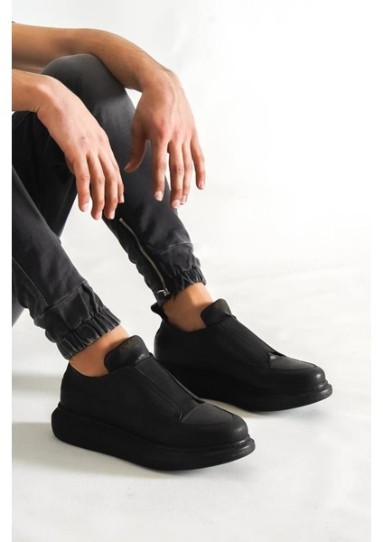 Knack Sneakers Ayakkabı 911 Siyah (Siyah Taban)