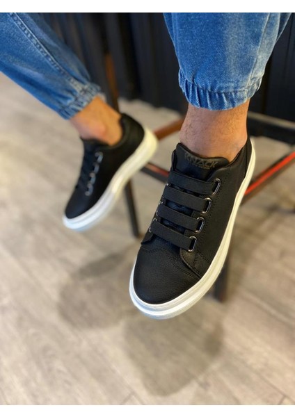 Knack Günlük Ayakkabı 521 Siyah (Beyaz Taban) fiyatları