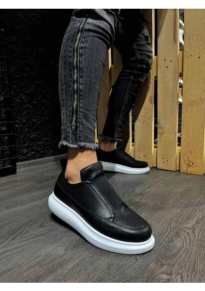 Knack Sneakers Ayakkabı 911 Siyah (Beyaz Taban)