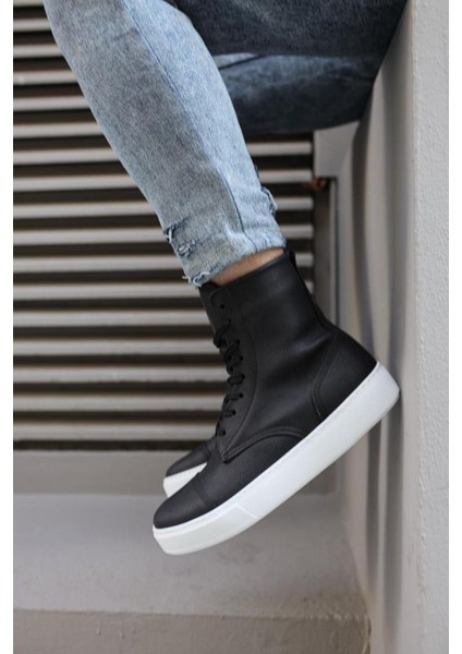 Knack Spor Bot 022 Siyah (Beyaz Taban) modelleri