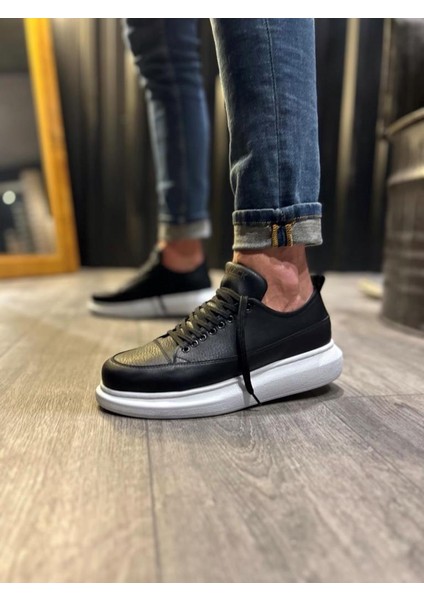 Knack Günlük Ayakkabı 814 Siyah (Beyaz Taban) fiyatları