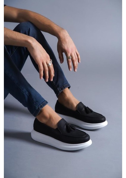 Knack Günlük Spor Klasik Ayakkabı 818 Siyah (Beyaz Taban) modelleri