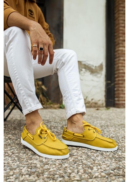 Knack Mevsimlik Keten Ayakkabı 008 Sarı fiyatları