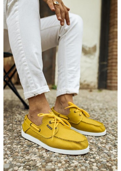 Knack Mevsimlik Keten Ayakkabı 008 Sarı fırsatları