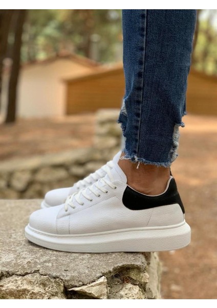 Knack Yüksek Taban Günlük Ayakkabı 043 Beyaz