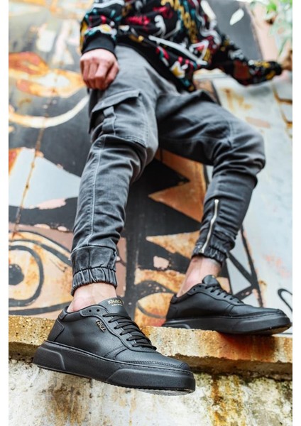 Knack Günlük Ayakkabı 222 Siyah (Siyah Taban) indirimleri