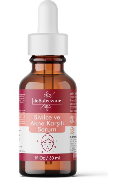 Sivilce Akne Karşıtı Serum 30 ml