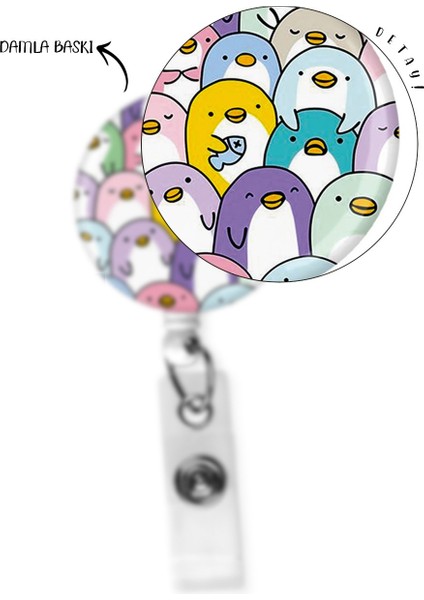 Penguenler Damla Yoyo Yaka Kartlığı