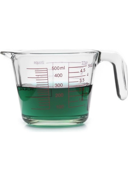 Kulplu Cam Beher 500 mL - Ölçü Kabı