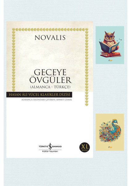 Geceye Övgüler -Novalis + Not Defterli Set