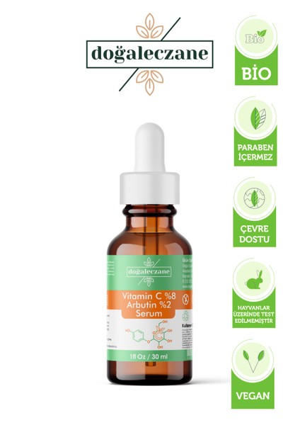 Vitamin C %8 Alpha Arbutin %2 Serum 30 ml