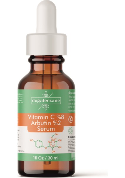 Vitamin C %8 Alpha Arbutin %2 Serum 30 ml