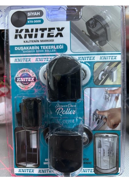 Duşakabintekerliği Siyah Knıtex