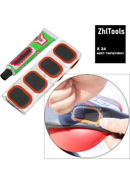 Zhltools Bisiklet Lastik Yaması 24 Adet