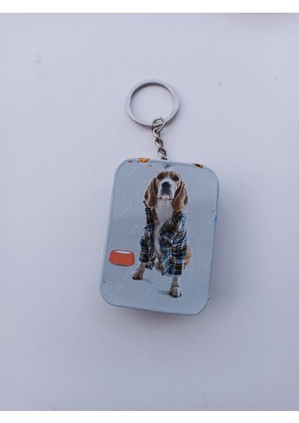 Köpek Figürlü Bozuk Para Kutulu Anahtarlık