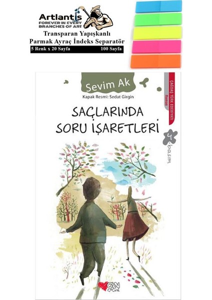 Saçlarında Soru Işaretleri 173 Sayfa Karton Kapak 1 Adet Fosforlu Transparan Kitap Ayraç - Sevim Ak