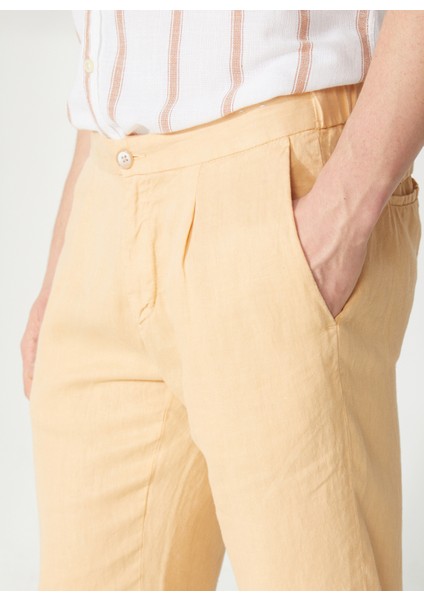 Normal Bel Normal Paça Slim Fit Turuncu Erkek Pantolon A261BERLINO563CONF10B