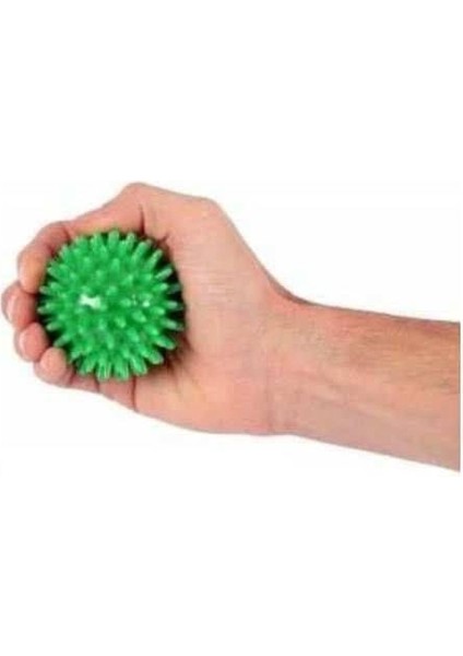 El Egzersiz Masaj ve Duyu Topu , Yumuşak Dikenli Top Yeşil Renk 7 cm modelleri