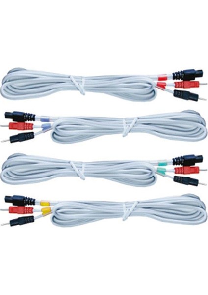 Compex Kablosu İğne Uçlu Kablo 4'lü Set