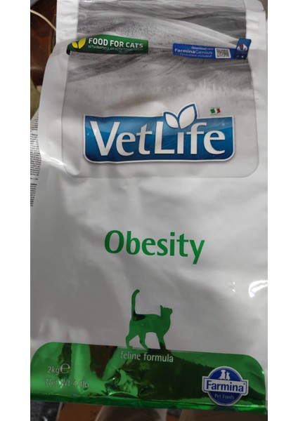 Vet Life Vetlife Obesity Feline Kedi Diyet Maması 2kg