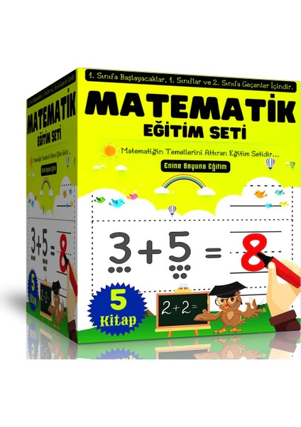 Birinci Sınıflar Matematik Eğitim Seti (5 Kitap)