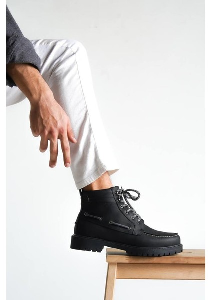 Knack Yüksek Taban Ayakkabı B-020 Siyah (Siyah Taban) modelleri