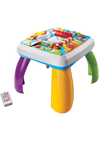 Fisher Price Eğlen ve Öğren Eğitici Köpekçiğin Aktivite Masası (Tr-En) DRH44