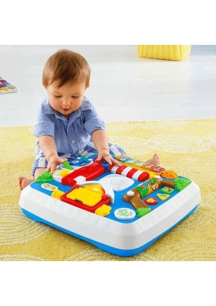 Fisher Price Eğlen ve Öğren Eğitici Köpekçiğin Aktivite Masası (Tr-En) DRH44