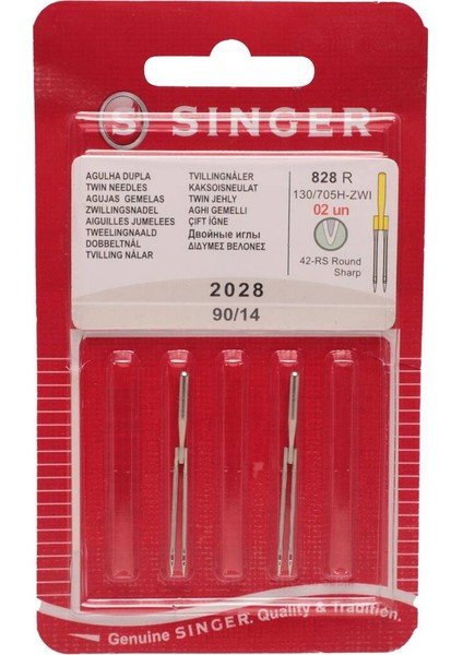 Makine Iğnesi Çiftli 90/14 828