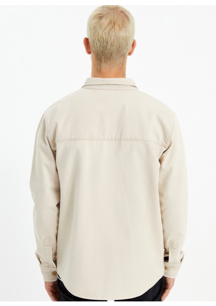 Normal Düz Taş Erkek Gömlek TC3001YIKAMALI Gabardin indirimleri