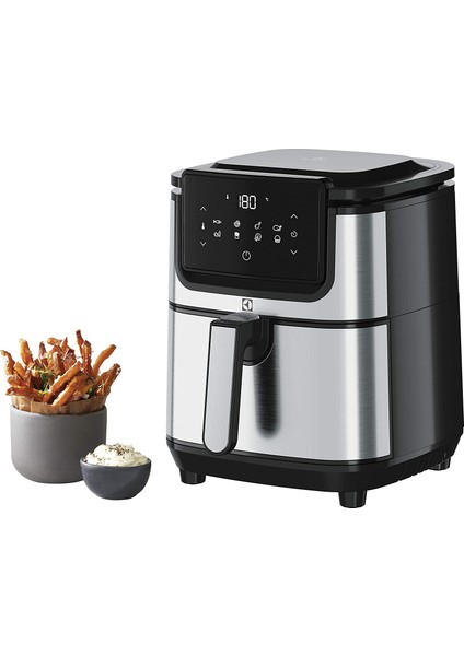 ElectroLux Explore 6 E6AF1-4ST Airfryer 8 Programlı Dokunmatik LCD Ekranlı 4.5 L Sepet Kapasiteli, 3.5 L Kızartma Kapasiteli Sıcak Hava Fritözü