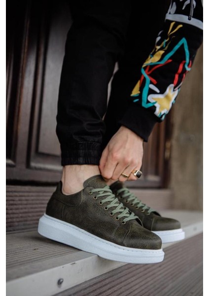 Knack Yüksek Taban Günlük Ayakkabı 044 Haki fiyatları