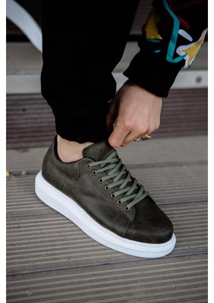 Knack Yüksek Taban Günlük Ayakkabı 044 Haki indirimleri