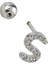 Gümüş Renk Harf Piercing - S Harfpiercing 5