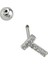 ÇLK Accessories Gümüş Renk Harf Piercing - T Harfpiercing 5