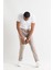 Slimfit Beli Lastikli Iplikli Ince Yazlık Kumaş Jogger Pantolon 1