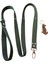 Köpek gezdirme tasması kolon koyu yeşil kayış metal trok zımbalı uzunluk:120cm genişli:2,5cm dog leash B3-9 1