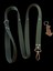 Köpek gezdirme tasması kolon koyu yeşil kayış metal trok zımbalı uzunluk:120cm genişli:2,5cm dog leash B3-9 4