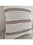 Mini Çift Püsküllü Keten Krem Kırlent Kırlent Kılıfı 43 x 43 cm 3