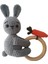 Havuçlu Tavşancık Çıngırak Amigurumi Organik Oyuncak 1